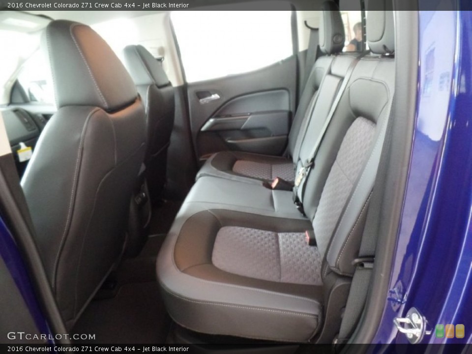Jet Black Interior Rear Seat for the 2016 Chevrolet Colorado Z71 Crew Cab 4x4 #106536508