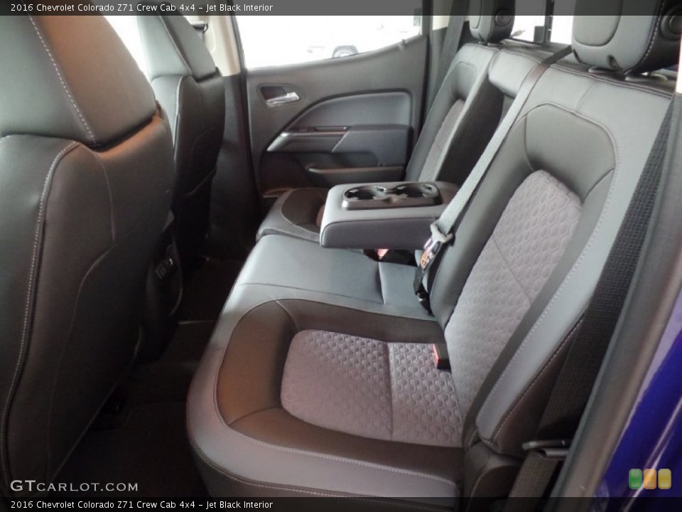 Jet Black Interior Rear Seat for the 2016 Chevrolet Colorado Z71 Crew Cab 4x4 #106536519