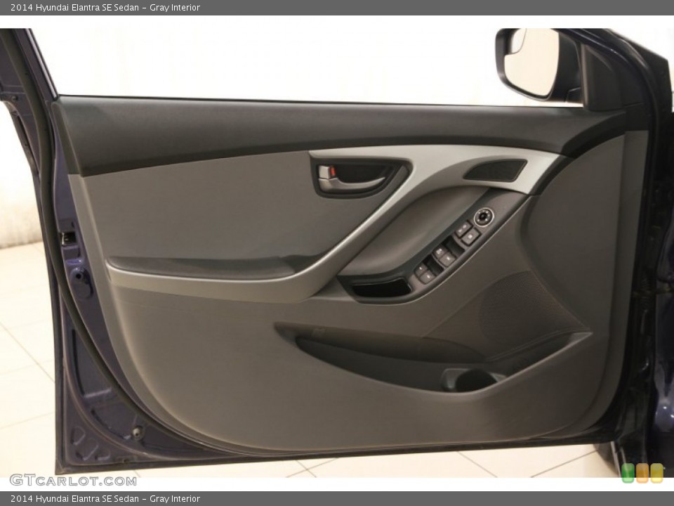 Gray Interior Door Panel for the 2014 Hyundai Elantra SE Sedan #106539556