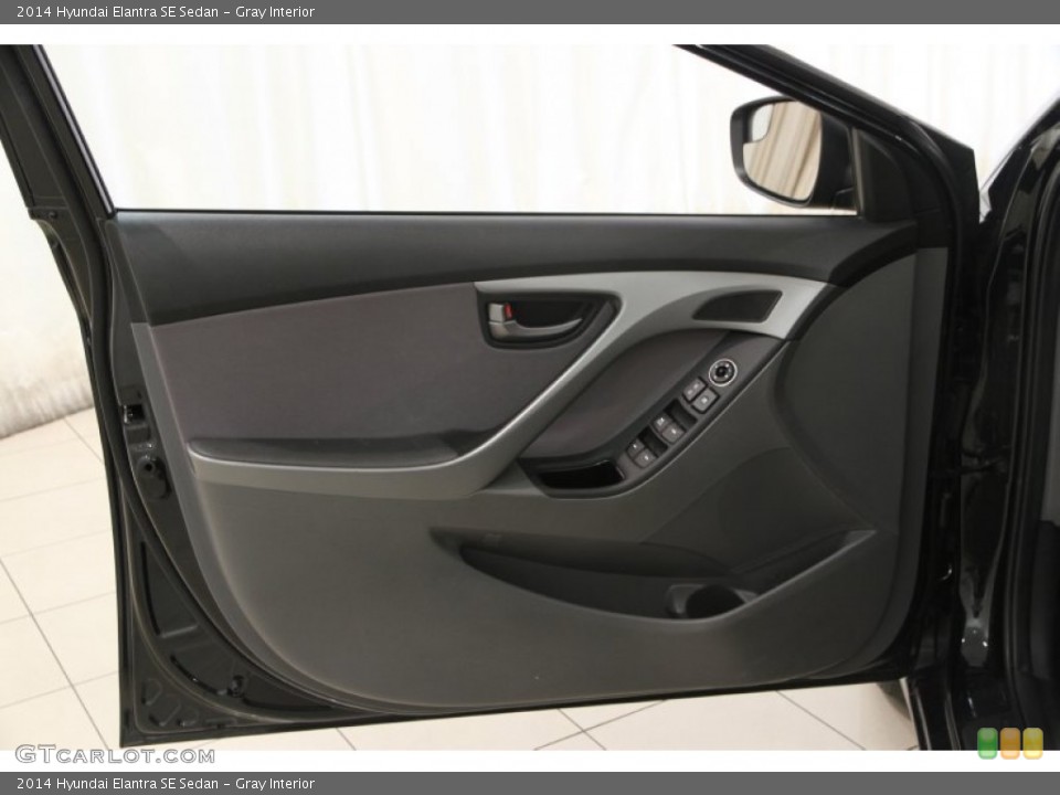 Gray Interior Door Panel for the 2014 Hyundai Elantra SE Sedan #106540279