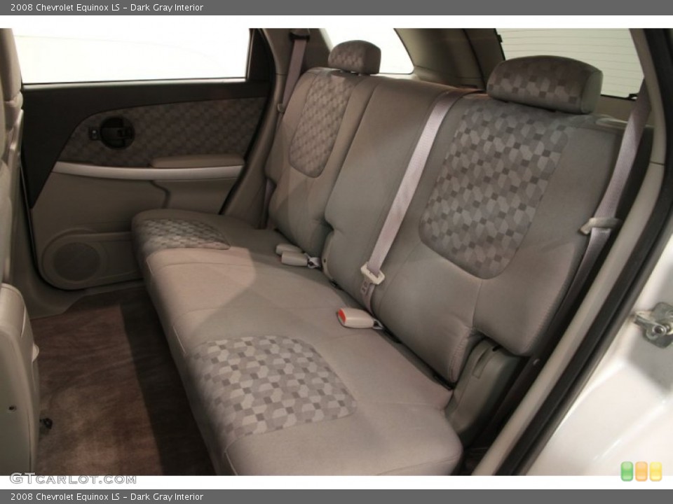 Dark Gray Interior Rear Seat for the 2008 Chevrolet Equinox LS #106541278