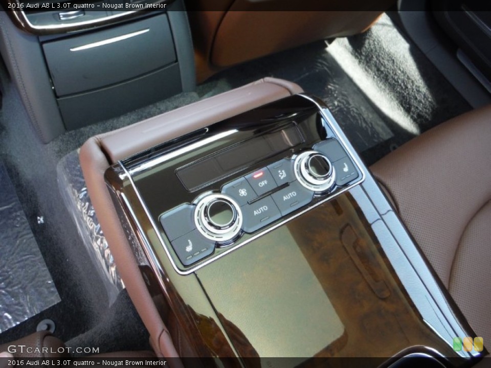 Nougat Brown Interior Rear Seat for the 2016 Audi A8 L 3.0T quattro #106542082