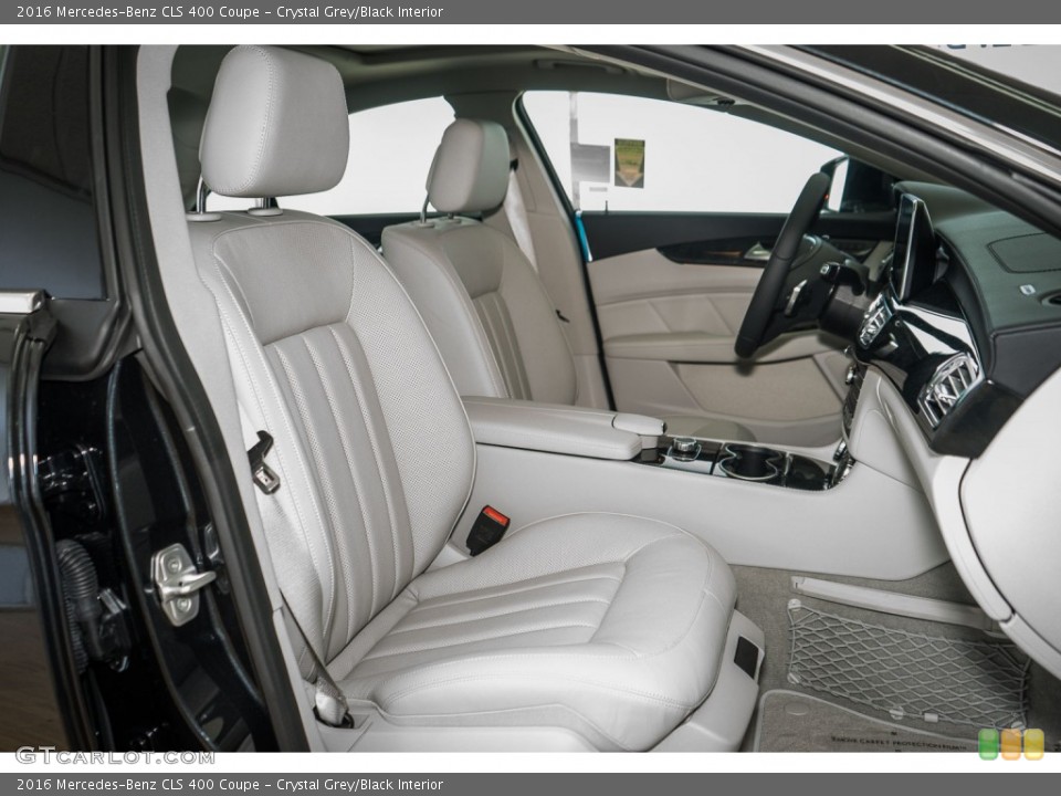 Crystal Grey/Black 2016 Mercedes-Benz CLS Interiors