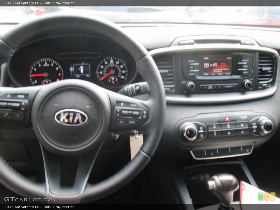 Dark Gray 2016 Kia Sorento Interiors