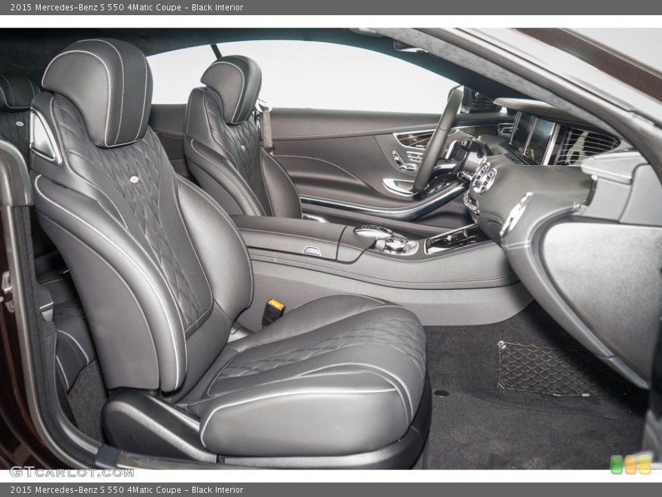 Black Interior Photo for the 2015 Mercedes-Benz S 550 4Matic Coupe #106546495