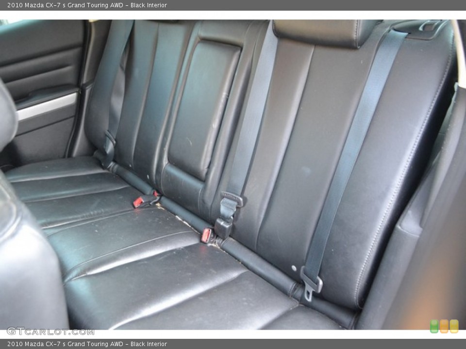 Black Interior Rear Seat for the 2010 Mazda CX-7 s Grand Touring AWD #106549045