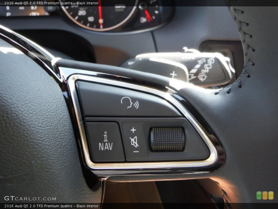 Black Interior Controls for the 2016 Audi Q5 2.0 TFSI Premium quattro #106550722