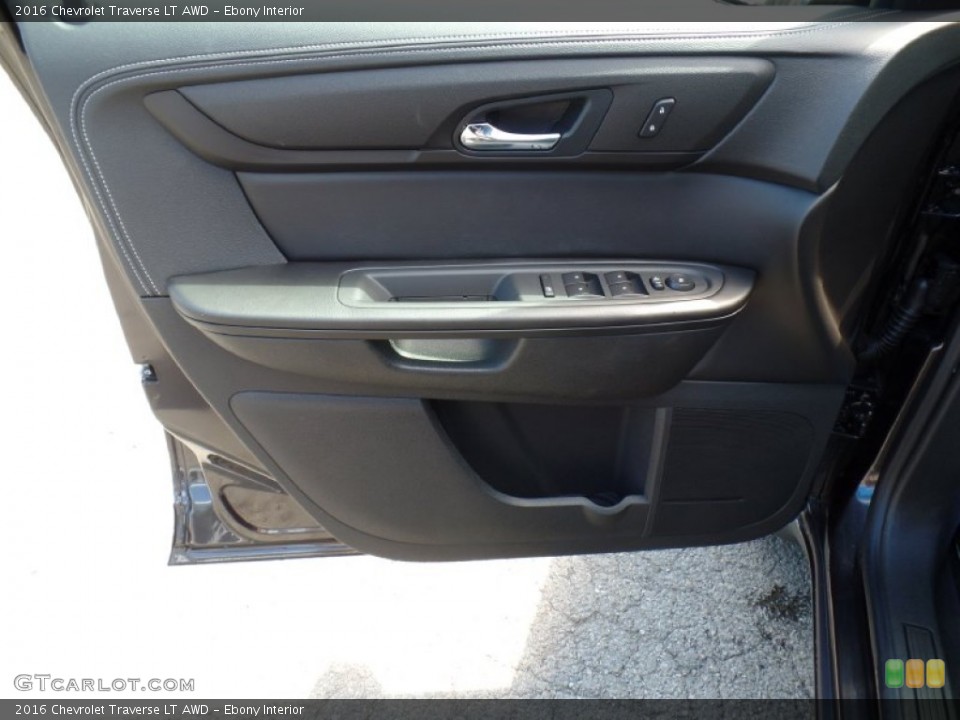 Ebony Interior Door Panel for the 2016 Chevrolet Traverse LT AWD #106552126