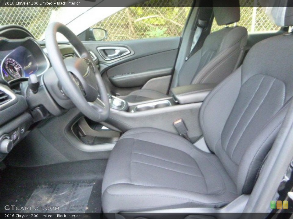 Black Interior Photo for the 2016 Chrysler 200 Limited #106557505