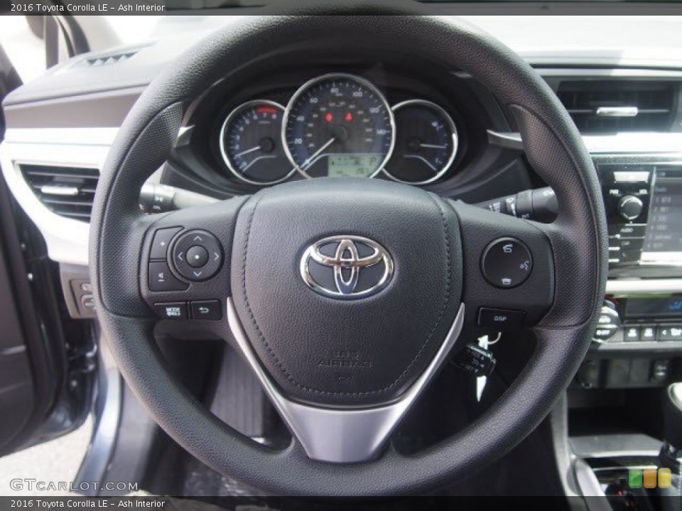 Ash Interior Steering Wheel for the 2016 Toyota Corolla LE #106557886