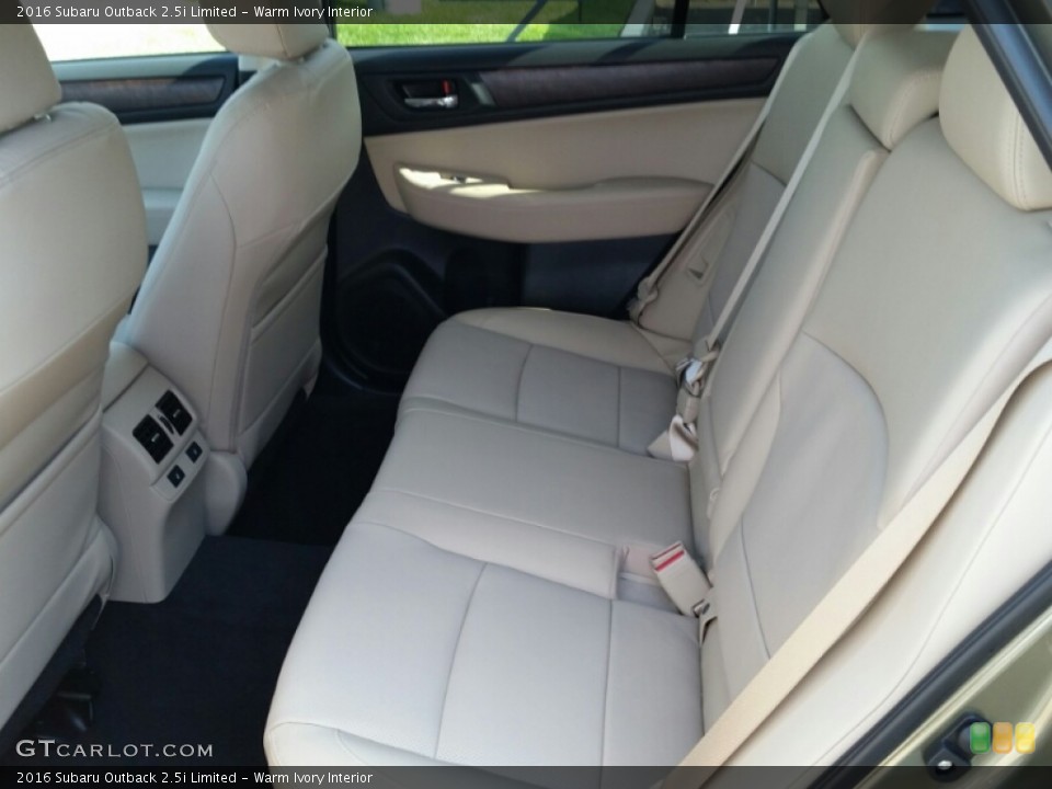 Warm Ivory Interior Rear Seat for the 2016 Subaru Outback 2.5i Limited #106558306