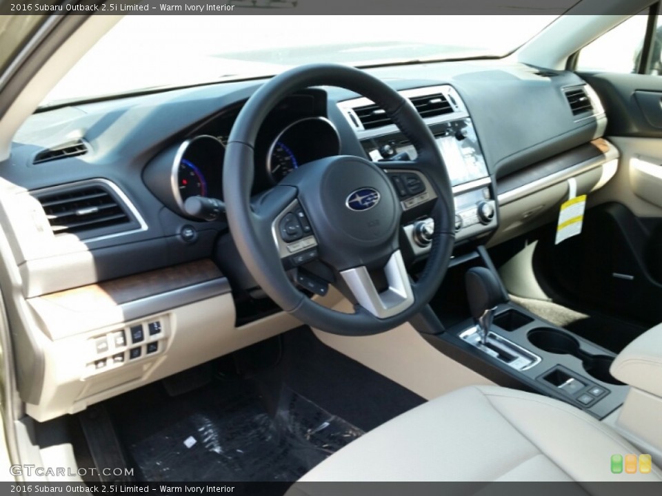 Warm Ivory Interior Photo for the 2016 Subaru Outback 2.5i Limited #106558342