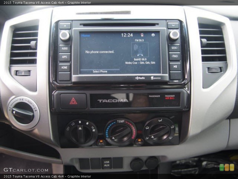 Graphite Interior Controls for the 2015 Toyota Tacoma V6 Access Cab 4x4 #106558651