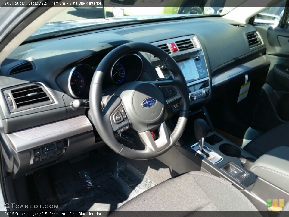 Slate Black Interior Photo for the 2016 Subaru Legacy 2.5i Premium #106558804