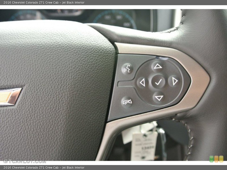 Jet Black Interior Controls for the 2016 Chevrolet Colorado Z71 Crew Cab #106562302