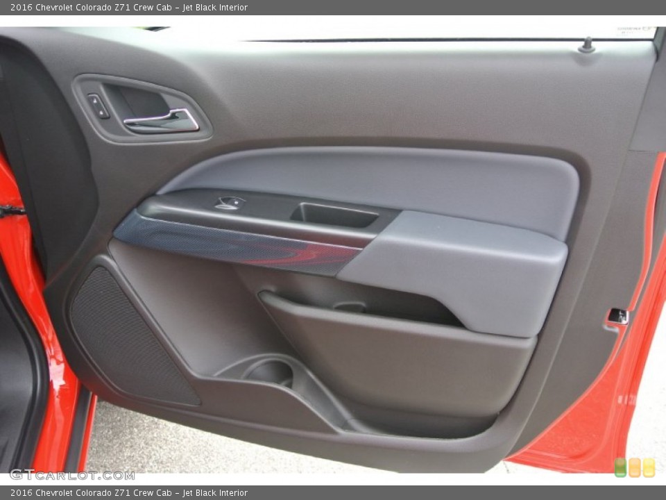 Jet Black Interior Door Panel for the 2016 Chevrolet Colorado Z71 Crew Cab #106562350