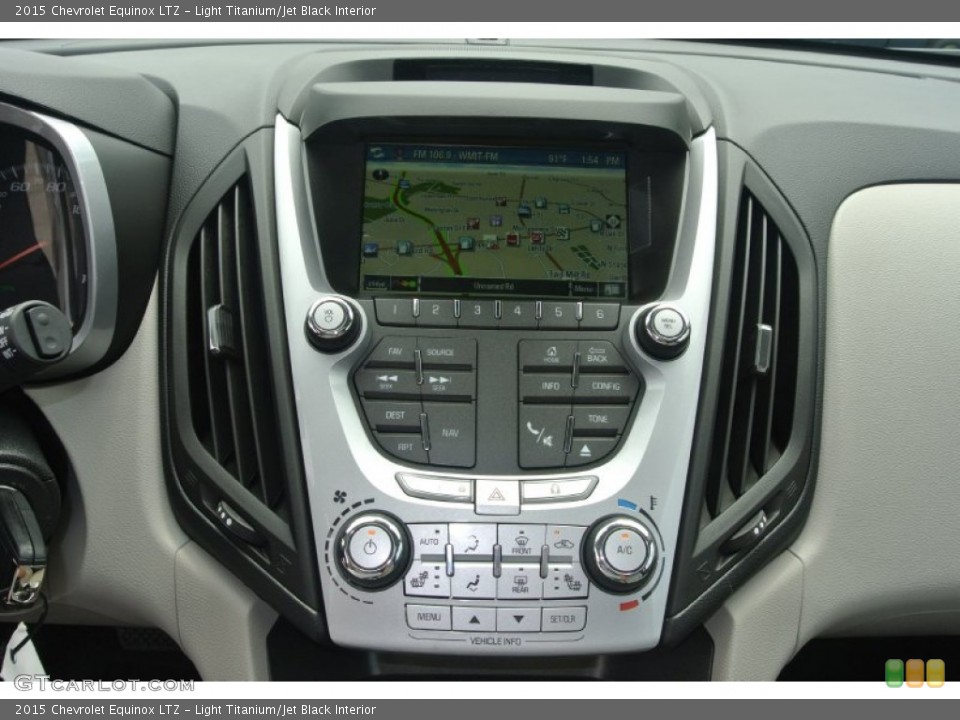 Light Titanium/Jet Black Interior Controls for the 2015 Chevrolet Equinox LTZ #106562629