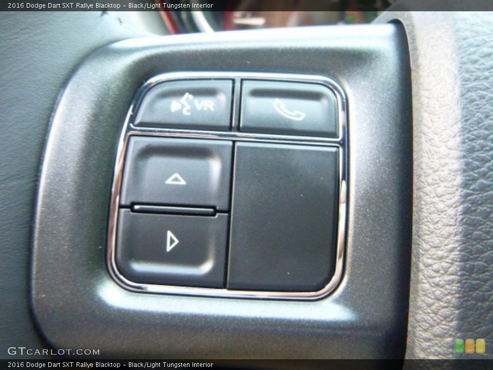 Black/Light Tungsten Interior Controls for the 2016 Dodge Dart SXT Rallye Blacktop #106564825