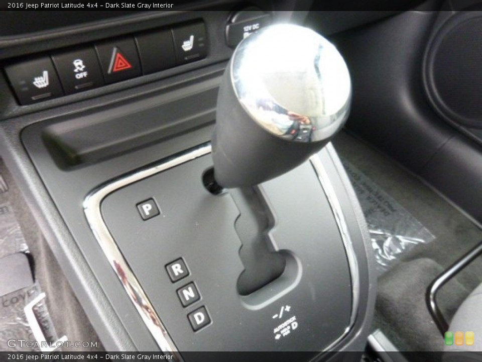 Dark Slate Gray Interior Transmission for the 2016 Jeep Patriot Latitude 4x4 #106565041