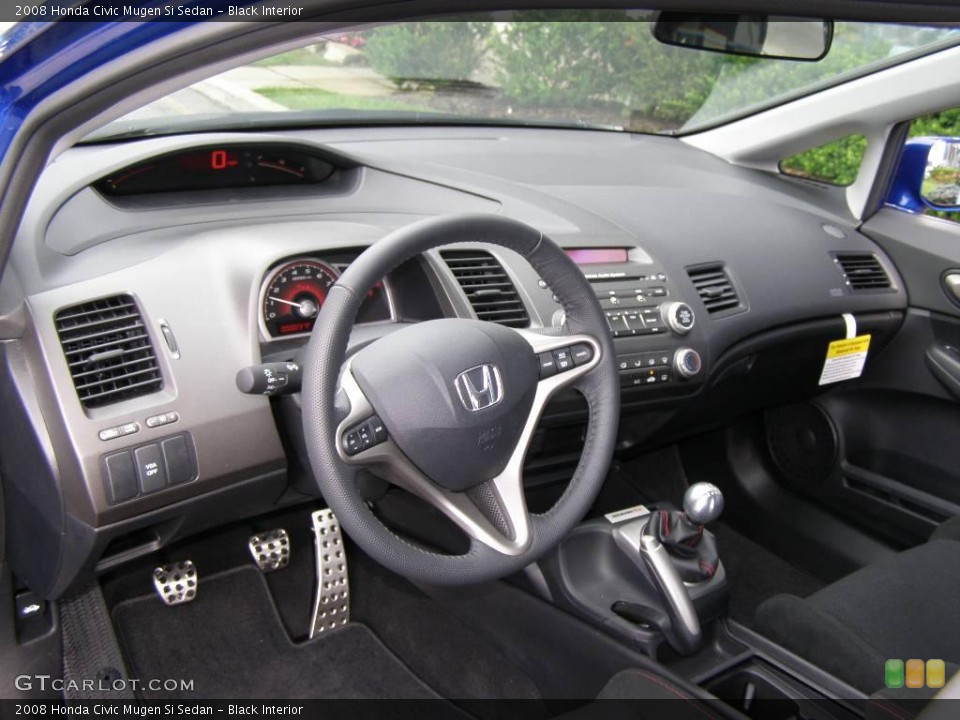 Black Interior Dashboard for the 2008 Honda Civic Mugen Si Sedan #10656568