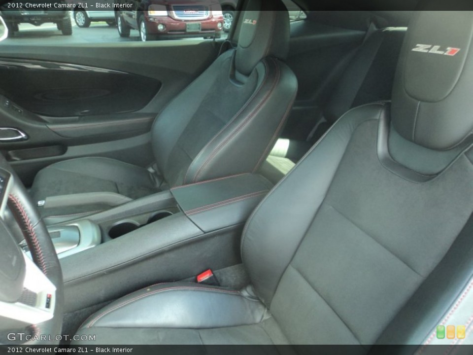 Black Interior Front Seat for the 2012 Chevrolet Camaro ZL1 #106567030