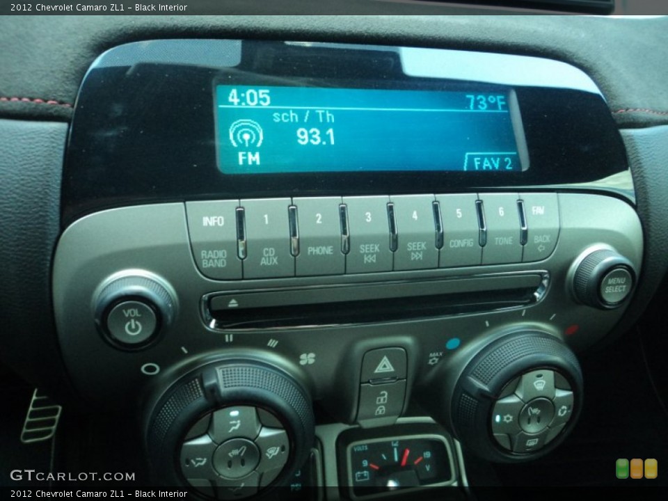Black Interior Audio System for the 2012 Chevrolet Camaro ZL1 #106567228