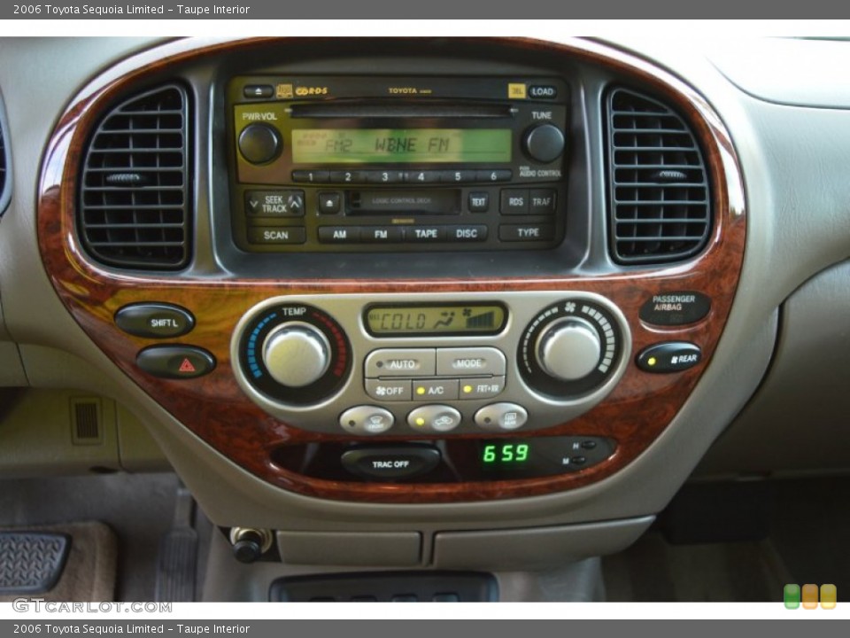 Taupe Interior Controls for the 2006 Toyota Sequoia Limited #106571003