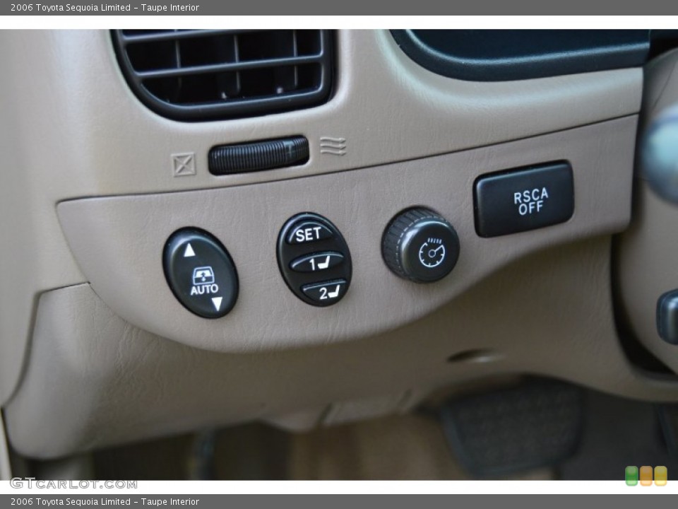 Taupe Interior Controls for the 2006 Toyota Sequoia Limited #106571099