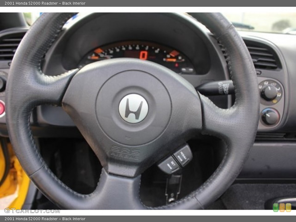 Black Interior Steering Wheel for the 2001 Honda S2000 Roadster #106575960