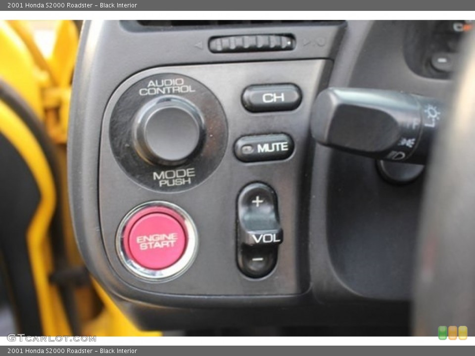 Black Interior Controls for the 2001 Honda S2000 Roadster #106576071