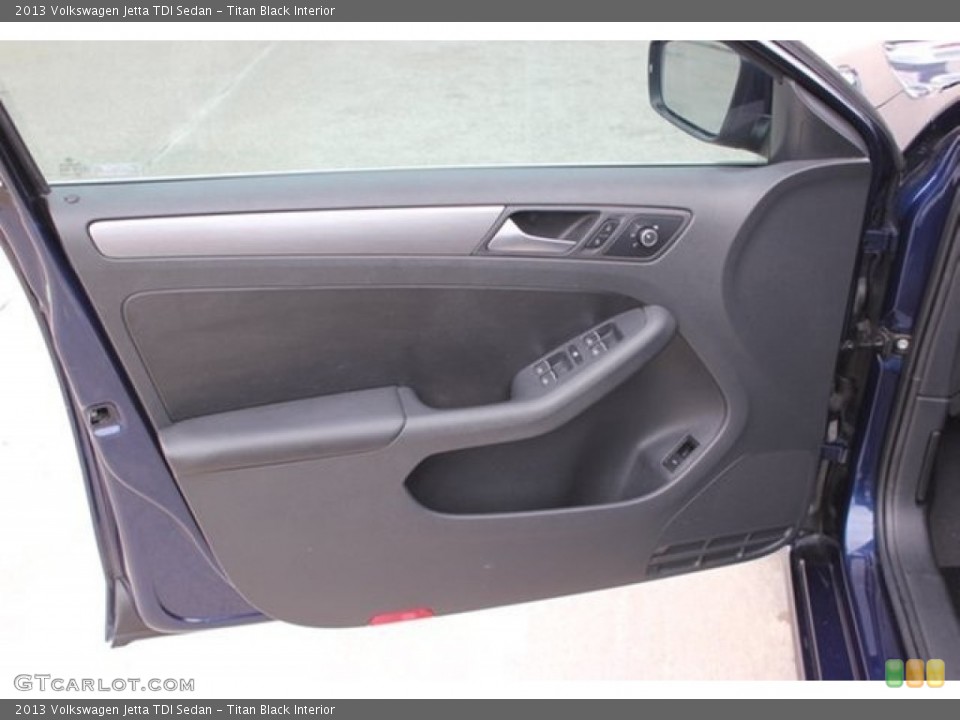 Titan Black Interior Door Panel for the 2013 Volkswagen Jetta TDI Sedan #106576475
