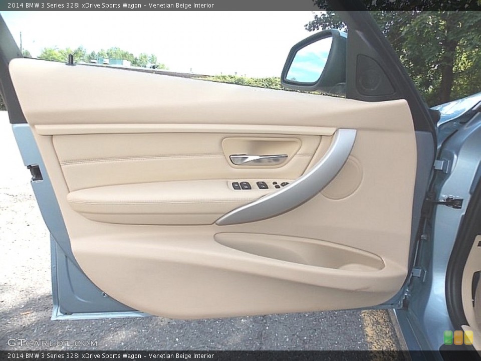 Venetian Beige Interior Door Panel for the 2014 BMW 3 Series 328i xDrive Sports Wagon #106582364