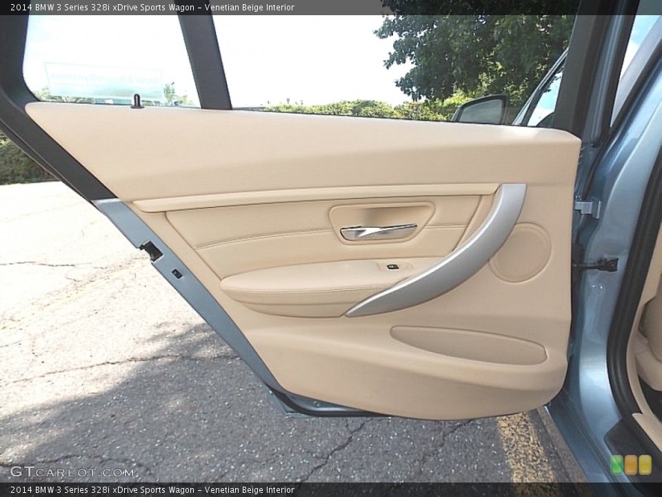 Venetian Beige Interior Door Panel for the 2014 BMW 3 Series 328i xDrive Sports Wagon #106582442
