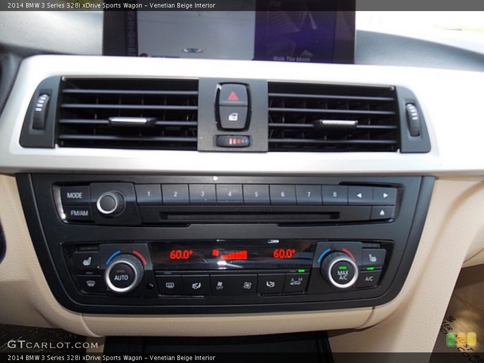 Venetian Beige Interior Controls for the 2014 BMW 3 Series 328i xDrive Sports Wagon #106582769