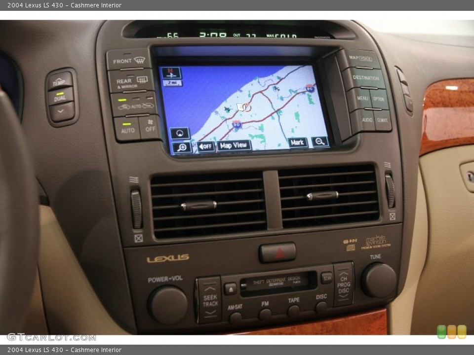Cashmere Interior Navigation for the 2004 Lexus LS 430 #106591520