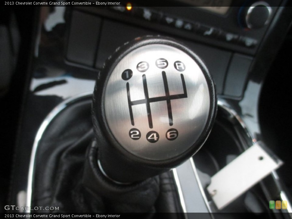 Ebony Interior Transmission for the 2013 Chevrolet Corvette Grand Sport Convertible #106607900