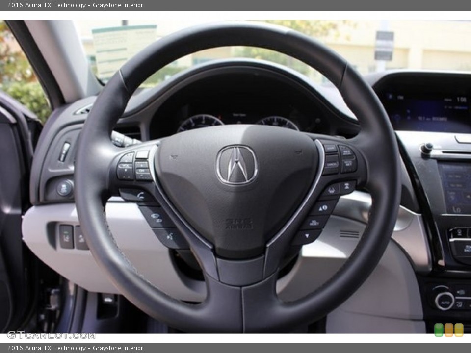 Graystone Interior Steering Wheel for the 2016 Acura ILX Technology #106609493