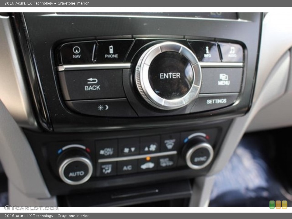 Graystone Interior Controls for the 2016 Acura ILX Technology #106609547