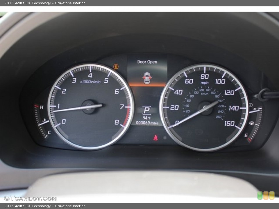 Graystone Interior Gauges for the 2016 Acura ILX Technology #106609715