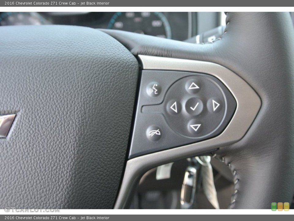Jet Black Interior Controls for the 2016 Chevrolet Colorado Z71 Crew Cab #106623955