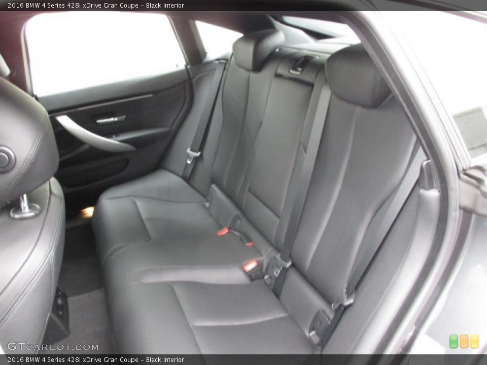 Black Interior Rear Seat for the 2016 BMW 4 Series 428i xDrive Gran Coupe #106626925