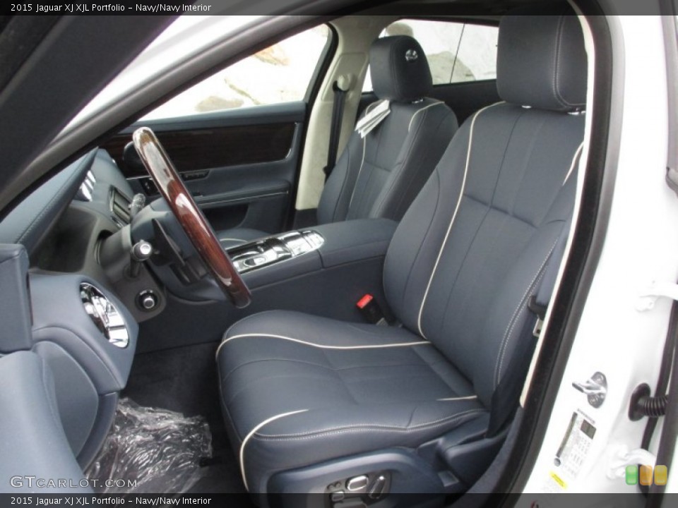 Navy/Navy 2015 Jaguar XJ Interiors