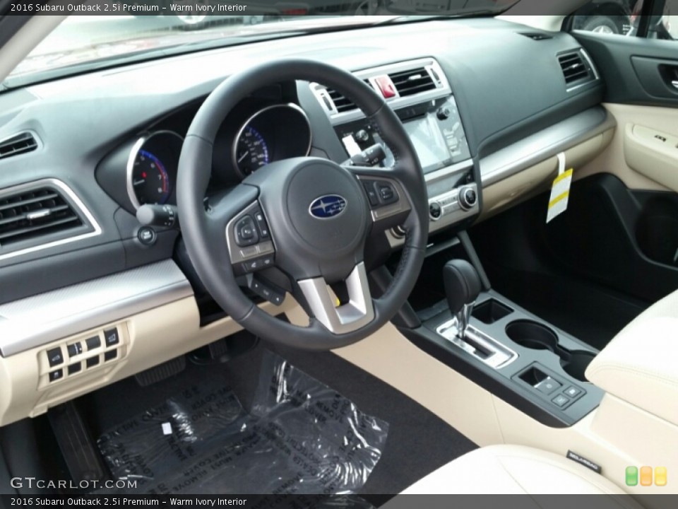 Warm Ivory Interior Photo for the 2016 Subaru Outback 2.5i Premium #106628089