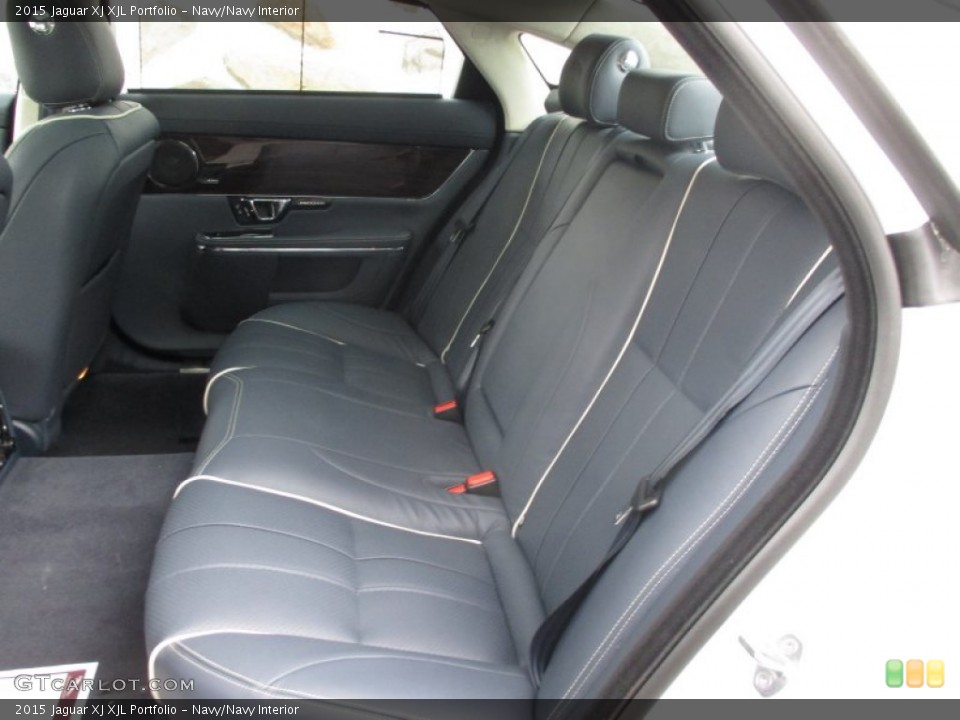 Navy/Navy Interior Rear Seat for the 2015 Jaguar XJ XJL Portfolio #106628094