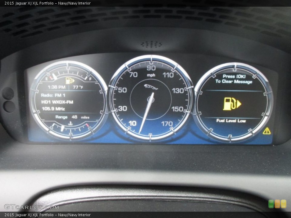 Navy/Navy Interior Gauges for the 2015 Jaguar XJ XJL Portfolio #106628185