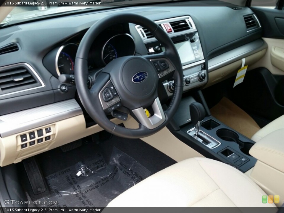 Warm Ivory Interior Photo for the 2016 Subaru Legacy 2.5i Premium #106628715