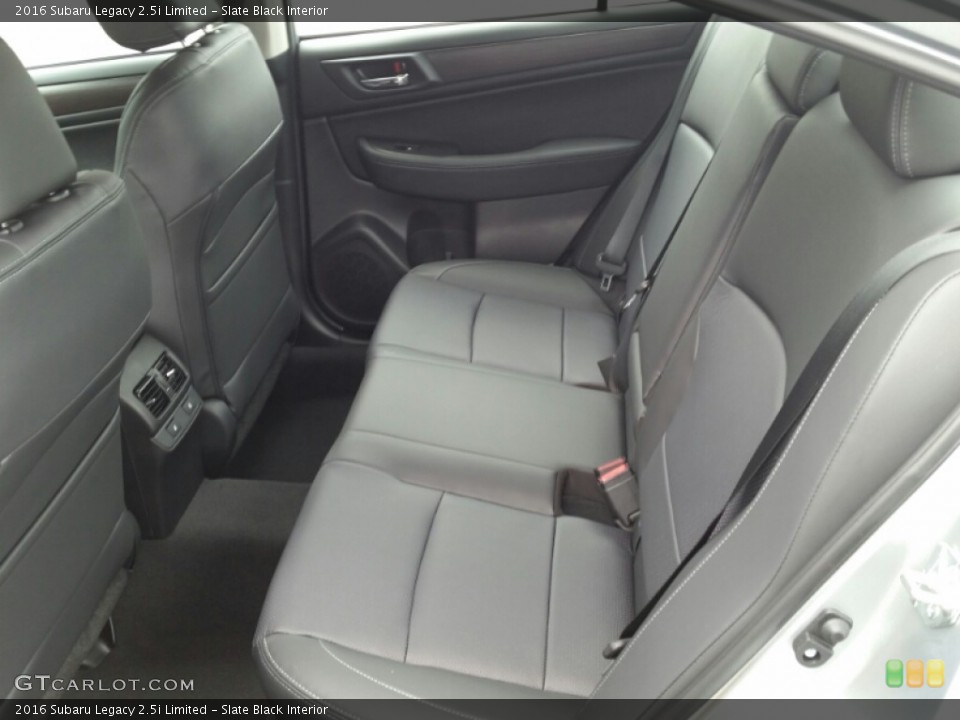 Slate Black Interior Rear Seat for the 2016 Subaru Legacy 2.5i Limited #106628875