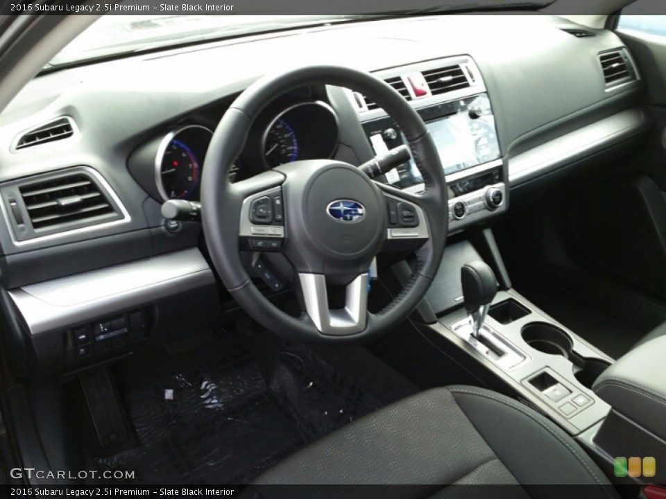 Slate Black Interior Photo for the 2016 Subaru Legacy 2.5i Premium #106629994