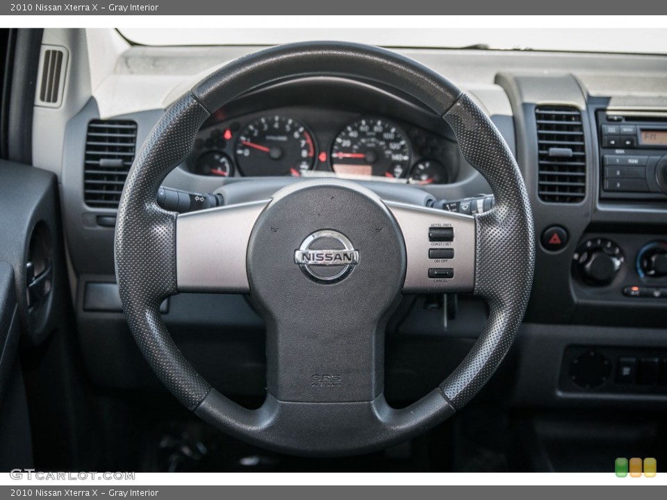 Gray Interior Steering Wheel for the 2010 Nissan Xterra X #106630834