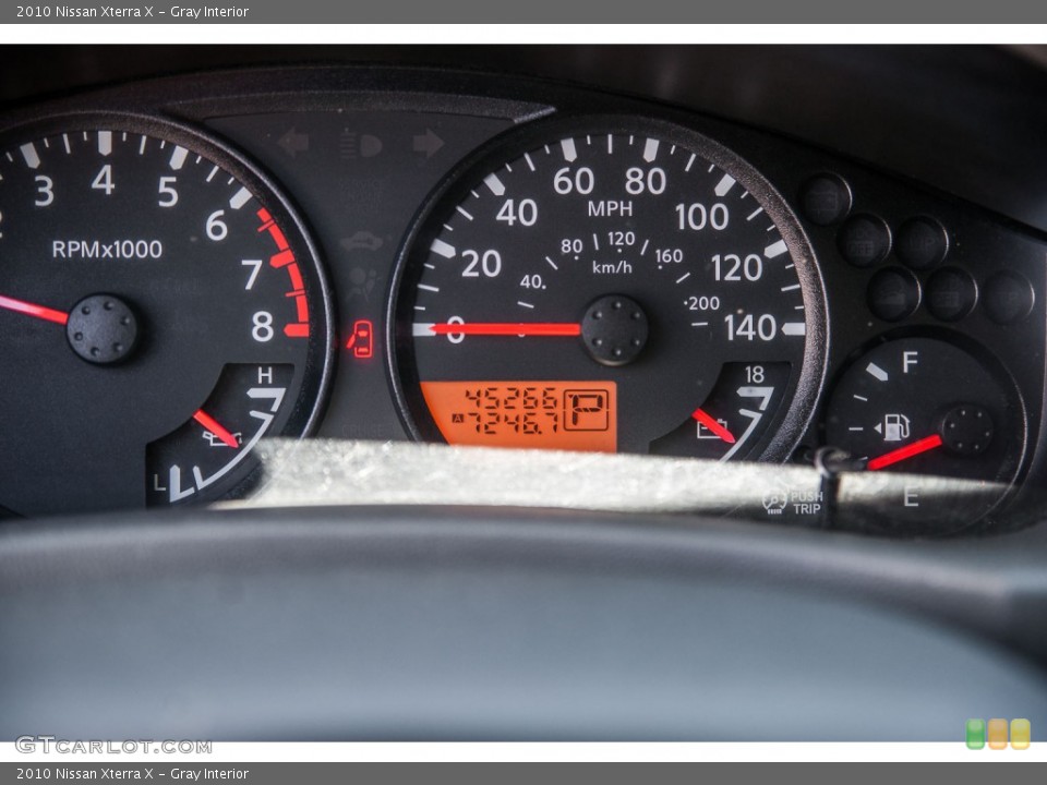 Gray Interior Gauges for the 2010 Nissan Xterra X #106631089